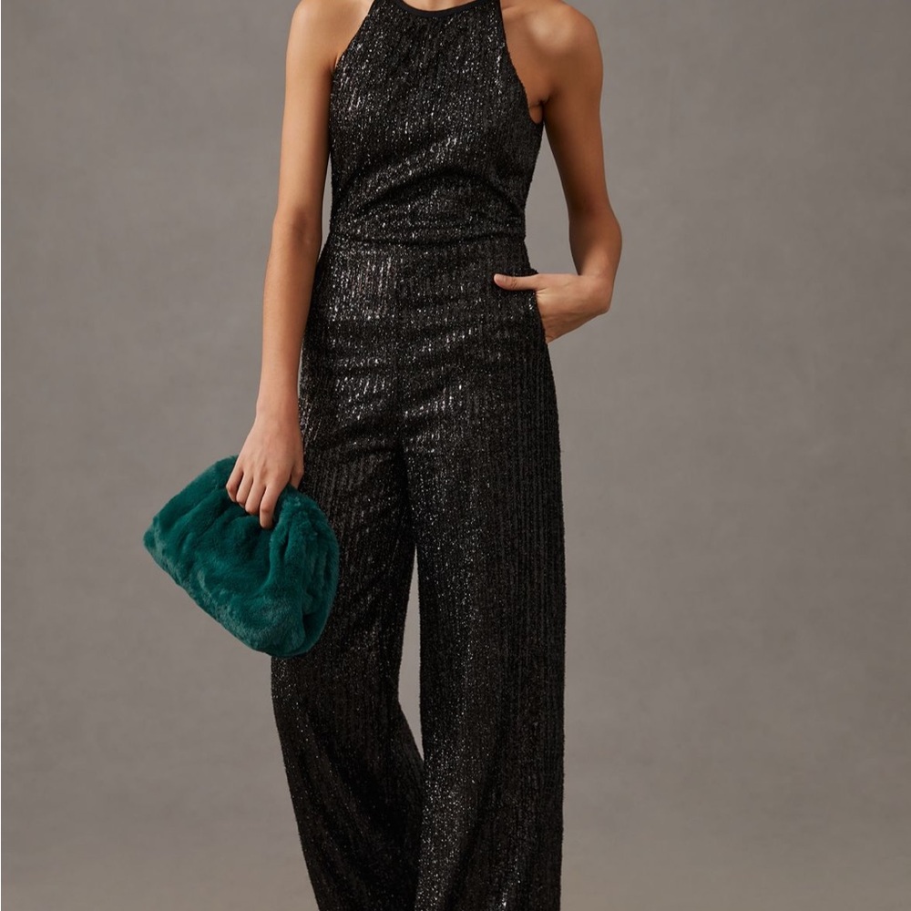 Maeve sequin disco jumpsuit